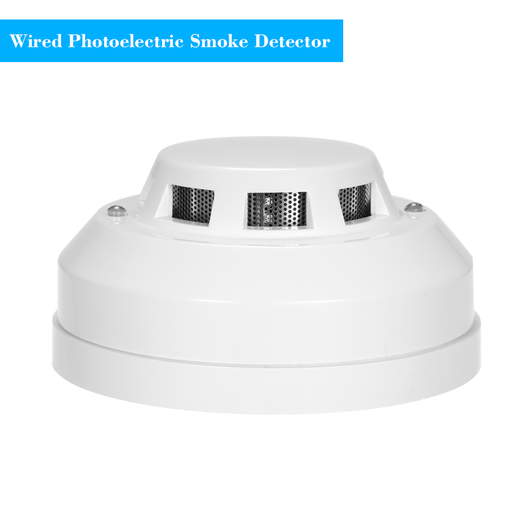 Smoke Detector Interconnected - Détecteur de fumée photoélectrique filaire, capteur