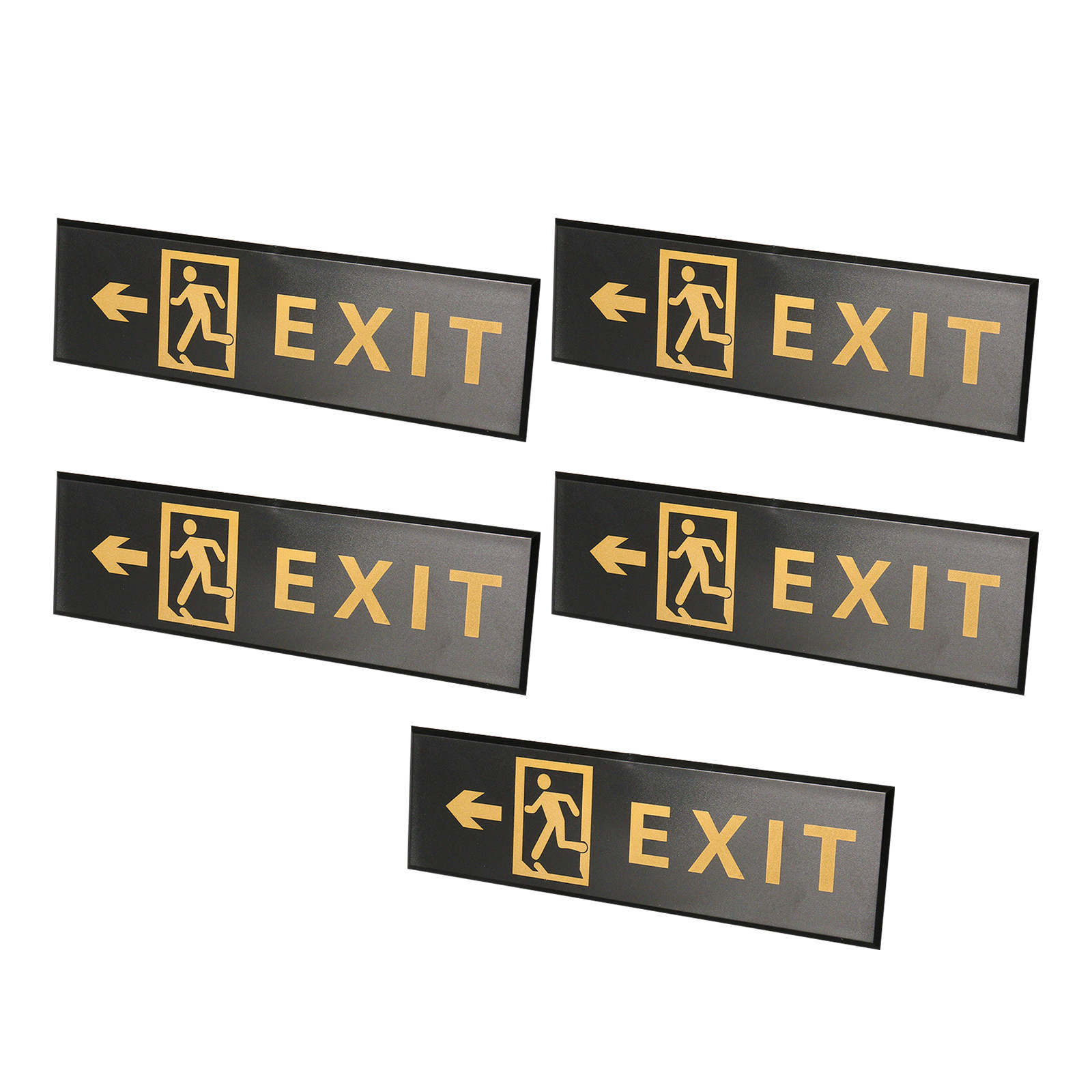5 Pièces Panneau de Sortie d'U - Emergency Exit Sign avis et prix