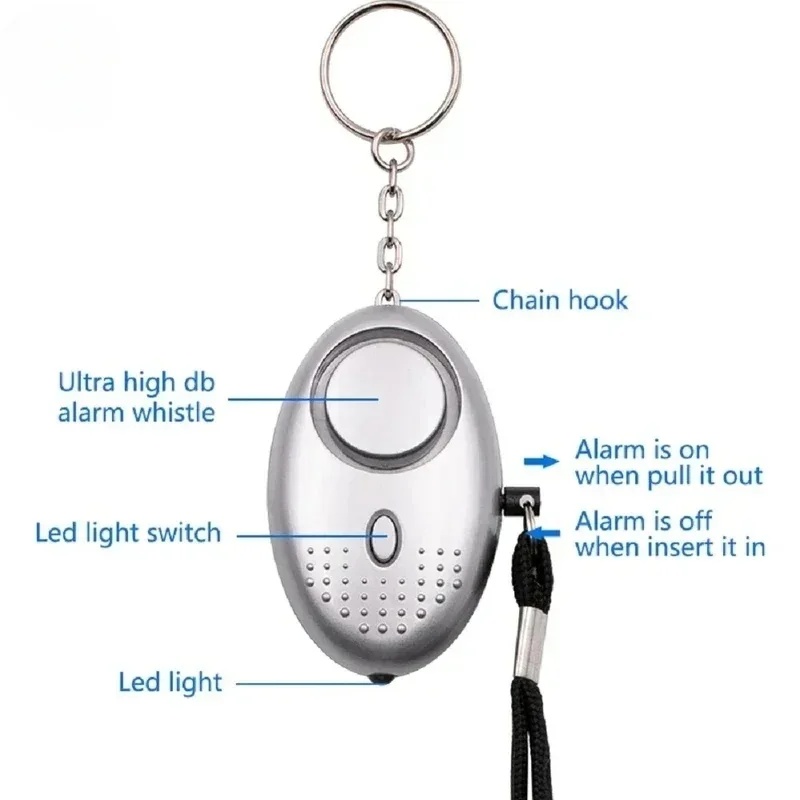 1/2 pièces Alarme d'autodéfens - Personal Alarm Keychain avis et prix